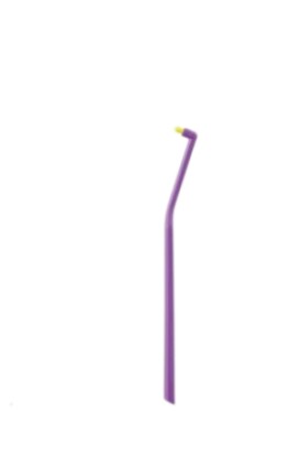 Curaprox CS 1006 Single Οδοντόβουρτσα Μονοθύσανη Μωβ με Λαχανί Ίνες 1 Τεμάχιο