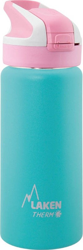 Laken Tritan Ισοθερμικό Παγούρι Τιρκουάζ Μονόχρωμο με Καλαμάκι Σιλικόνης 500ml