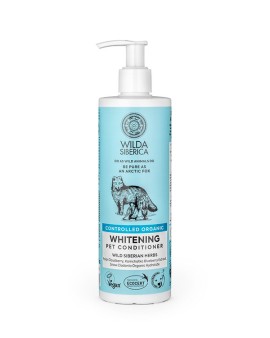 Natura Siberica Wilda Siberica Controlled Organic Whitening Pet Conditioner Κατοικιδίων για Λευκό Τρίχωμα 400ml