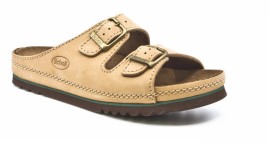 Scholl Airbag Καφέ Aνδρικό Πέδιλο [F215311016]