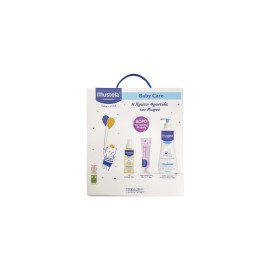 Mustela PROMO Baby Daily Care Απαλό Αφροντούς 500ml & Κρέμα Αλλαγής Πάνας 50ml & Λάδι Για Μασάζ 100ml & Νεσεσέρ