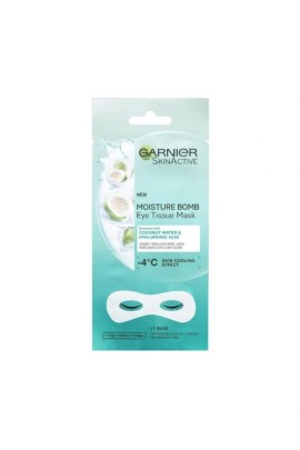 Garnier SkinActive Moisture Bomb Ενυδατική Υφασμάτινη Μάσκα Ματιών με Υαλουρονικό Οξύ & Νερό Καρύδας 1 Τεμάχιο