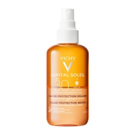 Vichy Ideal Soleil Enhanced Tan Protective Solar Water SPF30 Νερό Προστασίας Για Τον Ήλιο  200ml