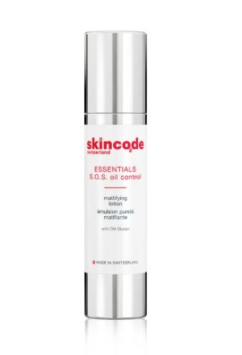 Skincode Essentials SOS Oil Control Mattifying Lotion Ενυδατική Κρέμα Προσώπου Σμηγματορρύθμισης Ελαφριάς Υφής 50ml