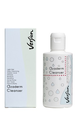 Version Azaderm Cleanser Gel Καθαρισμού Προσώπου - Σώματος για Λιπαρές & Ακνεϊκές Επιδερμίδες 200ml