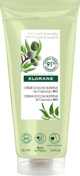 Klorane Cupuacu Nutrition Creme de Douche Lait DAmandier Κρεμώδες Αφρόλουτρο με Γάλα Αμυγδάλου 200ml
