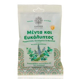Garden Healthcare Καραμέλες για τον Λαιμό με Γεύση Μέντα και Ευκάλυπτο 60gr