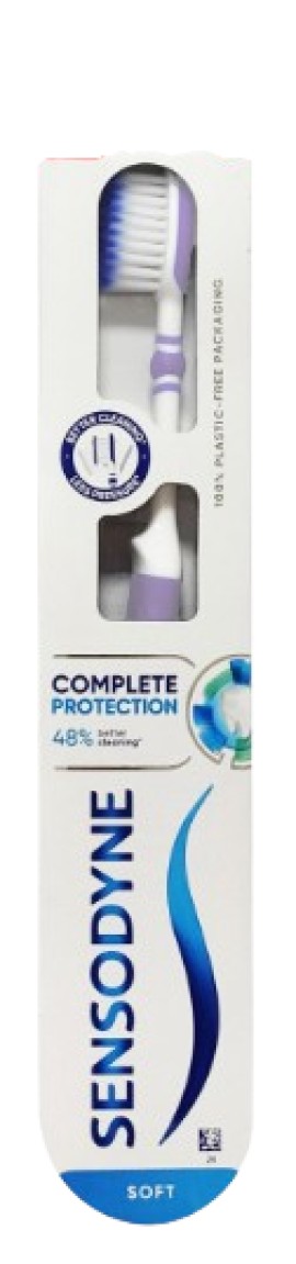 Sensodyne Complete Protection Soft Μαλακή Οδοντόβουρτσα Χρώμα:Λιλά 1 Τεμάχιο