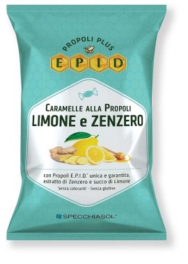 Specchiasol Epid Limone e Zenzero Καραμέλες για τον Ερεθισμένο Λαιμό με Τζίντζερ & Λεμόνι 67,2gr