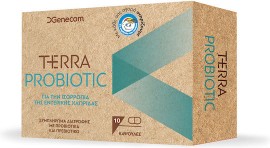 Genecom Terra Probiotic για την Ισορροπία της Εντερικής Χλωρίδας 10 Κάψουλες