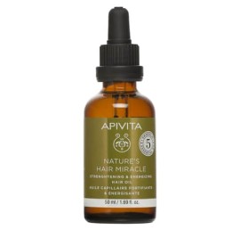Apivita Nature’s Hair Miracle Λάδι Ενδυνάμωσης & Τόνωσης για τα Μαλλιά με Πρόπολη & 5 Αιθέρια Έλαια 50ml