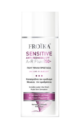 Froika Sensitive A-R Anti-Redness Fluid SPF50+ Λεπτόρρευστο Αντηλιακό για Επιδερμίδες με Ερυθρότητα & Τάση Ακμής