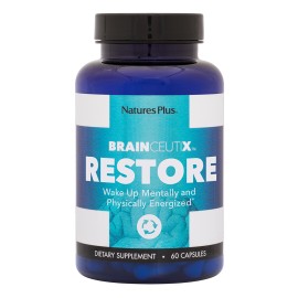 Natures Plus Brainceutix Restore Φόρμουλα Ύπνου 60 Κάψουλες