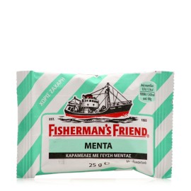 Fishermans Friend Mint Καραμέλες για τον Πονόλαιμο με Γεύση Μέντα Χωρίς Ζάχαρη 25gr