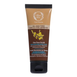 Fresh Line Oat Βρώμη Καταπραϋντικό Scrub Προσώπου για Όλους τους Τύπους Επιδερμίδας 75ml