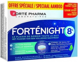 Forte Pharma Fortenuit 8h Βελτίωση Ποιότητας του Ύπνου 30 Δισκία Διπλής Στοιβάδας