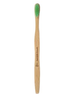 The Humble Co. Bamboo Toothbrush Adult Soft Οδοντόβουρτσα Ενηλίκων από Μπαμπού Πράσινο Μαλακή 1 Τεμάχιο