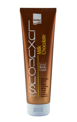 Intermed Luxurious Moisturizing Body Cream Milk Chocolate Ενυδατική Κρέμα Σώματος 280ml