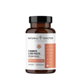 Natural Doctor D-Mannose & Chios Mastic Συμπλήρωμα Διατροφής για Υγιές Ουροποιητικό Σύστημα 90 Φυτικές Κάψουλες