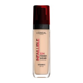 LOreal Paris Face Make up 132 Warm Undertone SPF25 Infaillible 32H Fresh Wear Foundation Βάση Προσώπου 30ml