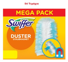 Swiffer Duster Ανταλλακτικά Φτερά Ξεσκονίσματος 54 Τεμάχια [3 Πακέτα x 18 Τεμάχια]