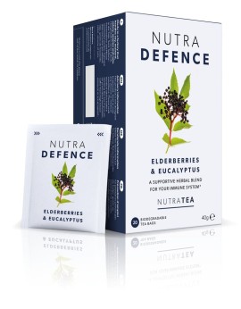 Nutra Tea Defence - Elderberries & Eucalyptus Ανοσοποιητικό Σύστημα - Θεραπευτικό Αφέψημα 40gr [20 Φακελίσκοι]