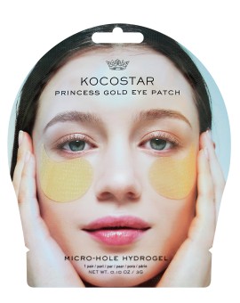 Kocostar Princess Gold Eye Patch Eπιθέματα Υδρογέλης για Εντατική Ενυδάτωση της Περιοχής των Ματιών 1 Ζευγάρι