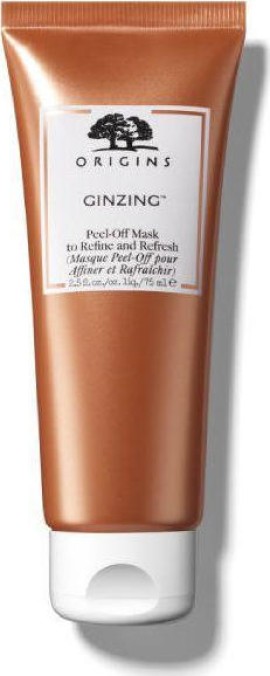 Origins Ginzing Peel Off Mask to Refine & Refresh Αναζωογονητική Μάσκα Προσώπου για Λάμψη 75ml
