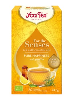 Yogi Tea For the Senses Pure Happiness Απόλυτη Ευτυχία για Στιγμές Προσωπικής Φροντίδας 17 Φακελάκια x 2,2gr [37,4gr]