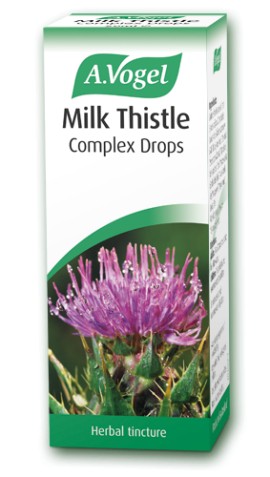 A.Vogel για Αποτοξίνωση του Ήπατος Milk Thistle Complex Drops Φυτικό Συμπλήρωμα Διατροφής 50ml
