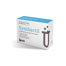 Uplab Symbactil Συμβιωτικό Συμπλήρωμα Διατροφής με Προβιοτικά & Πρεβιοτικό 30 Κάψουλες