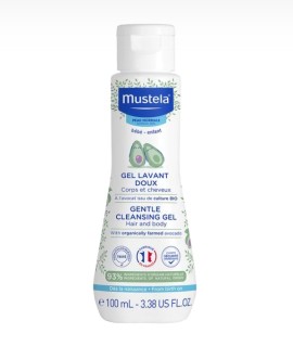 Mustela Gentle Cleansing Gel Βρεφικό Τζελ Καθαρισμού για Σώμα και Μαλλιά 100ml