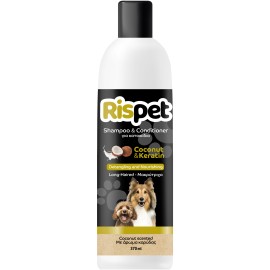 Rispet Σαμπουάν & Conditioner Coconut & Keratin για Μακρύτριχους Σκύλους με Άρωμα Καρύδας 370ml