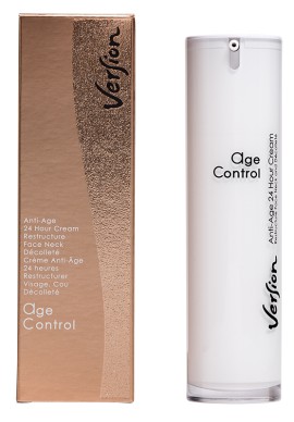 Version Age Control Face 24ωρη Κρέμα Ανάπλασης - Λάμψης για Πρόσωπο, Λαιμό και Ντεκολτέ για Ξηρές Πολύ Ξηρές Επιδερμίδες 50ml