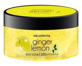 Helenvita Body Scrub Ginger Lemon Scrub Σώματος με Άρωμα Λεμονιού & Τζίντζερ 250ml
