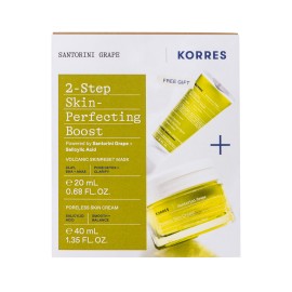 Korres PROMO Santorini Grape Poreless Κρέμα Gel Ελαφριάς Υφής 40ml - ΔΩΡΟ Santorini Grape Ηφαιστειακή Μάσκα Καθαρισμού με Ενεργό Άνθρακα 20ml