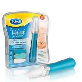 Scholl Velvet Smooth Ηλεκτρικό Σύστημα Περιποίησης Νυχιών με 3 Κεφαλές για Περιποιημένα Άκρα, 1 τεμάχιο
