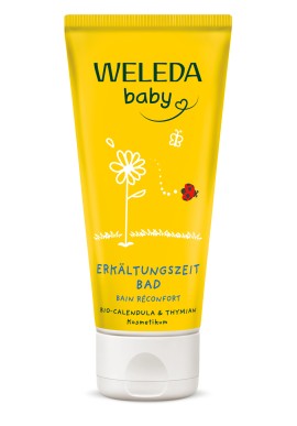 Weleda Cold Time Bath Παιδικό Αφρόλουτρο με Καλέντουλα & Θυμάρι Κατά του Κρυολογήματος 75ml