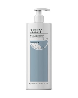 Mey Baby Shampoo & Shower Gel Παιδικό Απαλό 2 σε 1 Σαμπουάν & Αφρόλουτρο 500ml