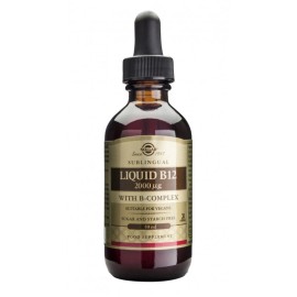 Solgar Liquid B12 2000 µg with B-Complex Συμπλήρωμα Διατροφής 59ml
