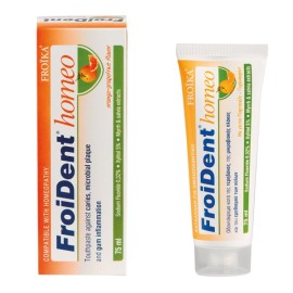 Froika Froident Homeo Toothpaste Orange Grapefruit Οδοντόκρεμα με Φυσική Γεύση Πορτοκάλι – Γκρέιπφρουτ 75ml