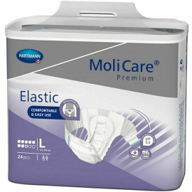 Hartmann MoliCare Premium Elastic Μέγεθος:L Πάνες Ακράτειας Ενηλίκων / 8 Σταγόνες 24 Τεμάχια