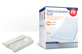 Pic Stericompress Soft Αποστειρωμένες Γάζες 36cmx40cm 12 Τεμάχια