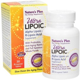 Natures Plus Ultra Lipoic Bi-Layer Προβιοτικά 30 Ταμπλέτες