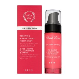 Fresh Line Iris Renewing & Brightening Night Serum Ορός Νυκτός για Ανάπλαση & Λάμψη 30ml