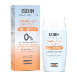 Isdin FotoProtector Fusion Fluid Mineral SPF50 Αντηλιακό Προσώπου με Φυσικά Φίλτρα 50ml