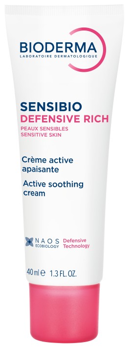 Bioderma Sensibio Defensive Rich Καταπραϋντική & Θρεπτική Κρέμα Προσώπου για Ευαίσθητο & Ξηρό Δέρμα 40ml