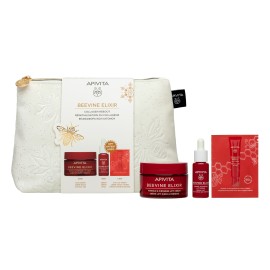 Apivita PROMO BeeVine Elixir Αντιρυτιδική Κρέμα Προσώπου Σύσφιξη & Lifting Πλούσιας Υφής 50ml & ΔΩΡΟ Ορός Ενεργοποίησης Σύσφιξης & Lifting 10ml & ΔΩΡΟ Αντιρυτιδική Κρέμα Lifting για Μάτια & Χείλη 1,5ml & Νεσεσέρ