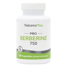 Natures Plus Berberine 750mg Συμπλήρωμα Διατροφής για τα Υγιή Επίπεδα Σακχάρου στο Αίμα 60 Κάψουλες