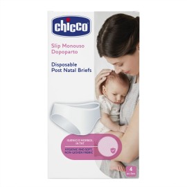 Chicco Mummy Σλιπ Λοχείας μιας Χρήσεως Λευκό 4 Τεμάχια